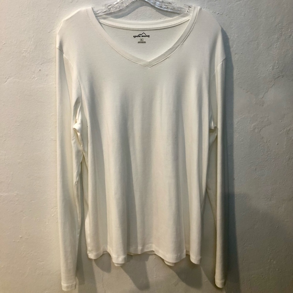 V-neck Long Sleeve Shirt
